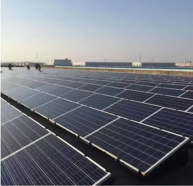 HDPE பிளாஸ்டிக் பால்ஸ்டெட் சோலார் பிராக்கெட்